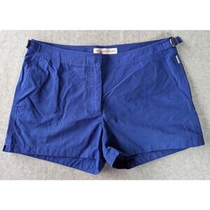 $295 ORLEBAR BROWN Shorts Size 8 Whippet Swim Casual Buckle Details Zip Up